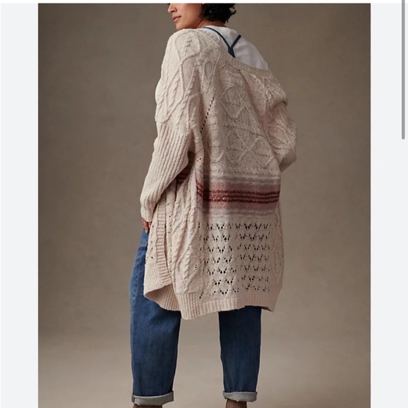 Anthropologie Pilcro Jemma Cable-Knit Cardigan - Picture 3 of 8